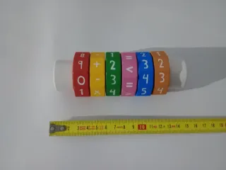 Juguete educativo madera números y operaciones