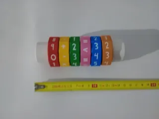 Juguete educativo madera números y operaciones