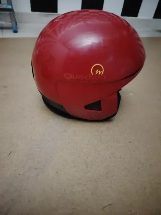 Casco de nieve Quechua rojo