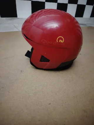 Casco de nieve Quechua rojo