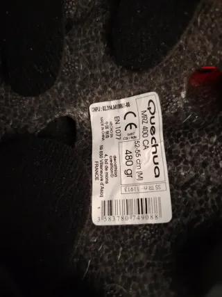 Casco de nieve Quechua rojo