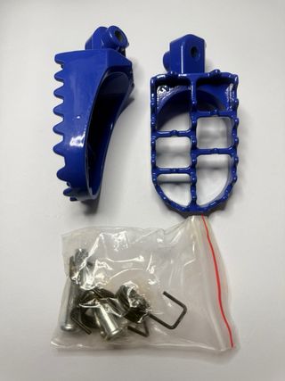 Estriberas azul moto universal