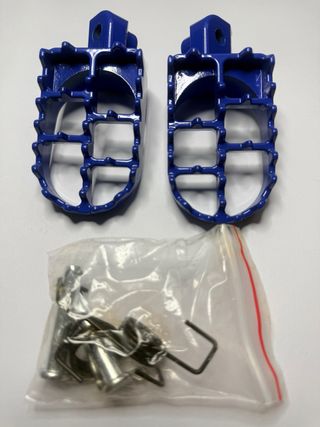 Estriberas azul moto universal