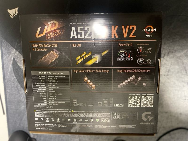 Placa Base Gigabyte A520M K V2 afbeelding 8