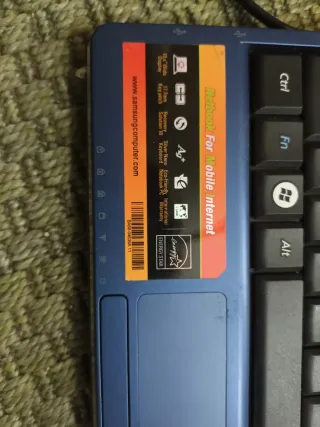 Netbook Samsung Blu Argento