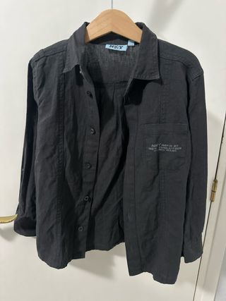 Camisa Negra NKWY talla 6 años