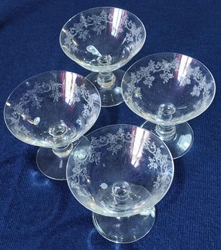 Set 4 Bicchieri Champagne Cristallo Sevigne