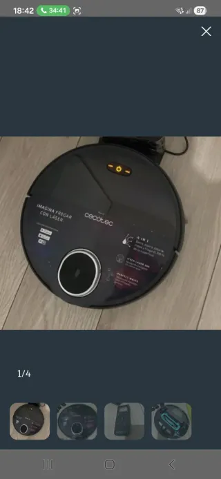 Robot Conga Cecotec con Láser para piezas