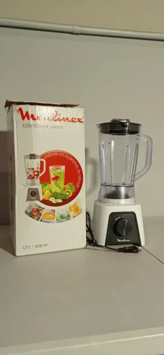 Batidora Vaso Moulinex Blendforce+ 450W