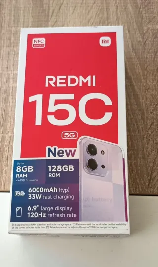 Xiaomi Redmi 15C 128GB 8GB RAM 5G NFC
