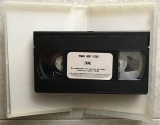 DUNE. Película en vídeo VHS.
