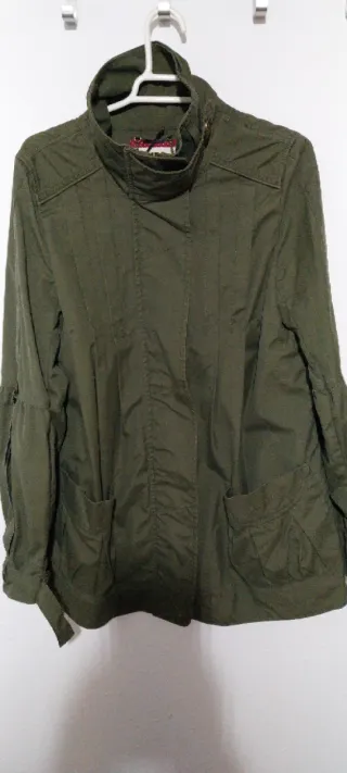 Trenca entretiempo Pepe Jeans verde militar