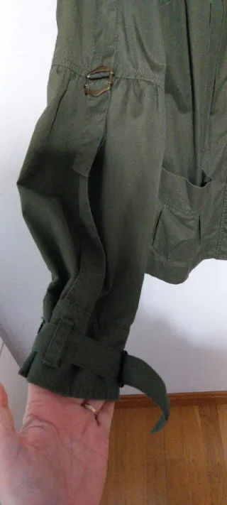Trenca entretiempo Pepe Jeans verde militar
