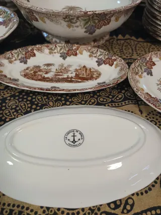 51 piezas Vajilla La Cartuja de Sevilla