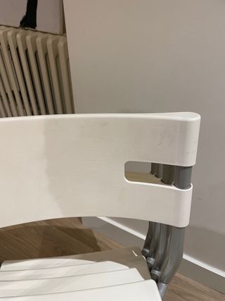 Pack 4 Sillas Blancas Apilables