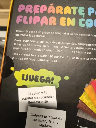 Juego de mesa Colour Brain. NUEVO
