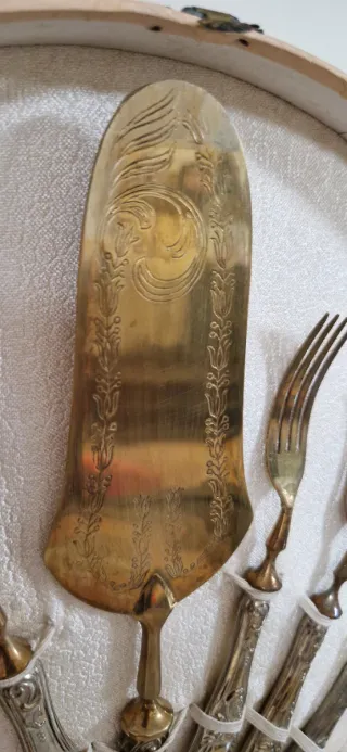 Servicio de pasteles vintage años 50