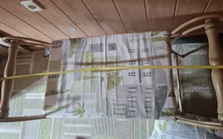 Banqueta pie de cama metal y tela