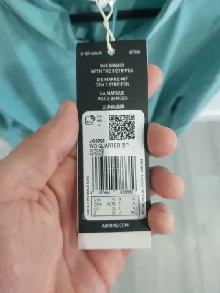 Camiseta Adidas Entrenamiento Manga Larga Teal