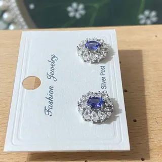 Pendientes Plata Tanzania Natural