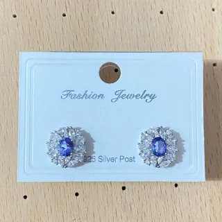 Pendientes Plata Tanzania Natural