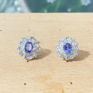 Pendientes Plata Tanzania Natural