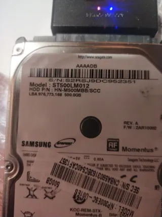 Disco Duro Samsung 2.5 500GB ST500LM012