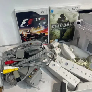 Consola Wii con juegos y accesorios