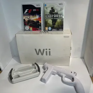 Consola Wii con juegos y accesorios