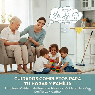 ✨ SERVICIO DE LIMPIEZA, CUIDADO DE MAYORES Y NIÑOS