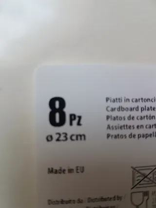 Piatti Carta Pasqua Set Nuovi Multicolore nuovi