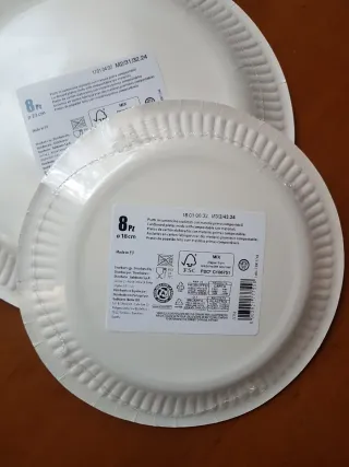 Piatti Carta Pasqua Set Nuovi Multicolore nuovi