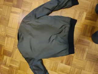 Chaqueta Bomber Zara Talla M Verde Militar