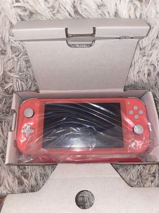 Nintendo Switch Lite Rosa Nueva + 3 Juegos Nuevos