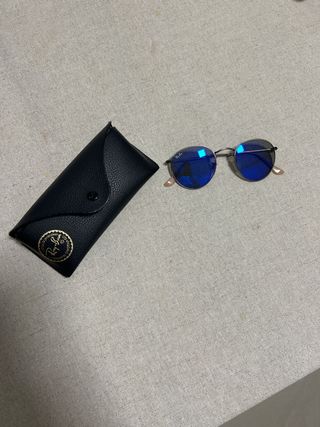Gafas de sol Ray-Ban metal redondas azules