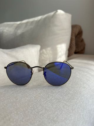 Gafas de sol Ray-Ban metal redondas azules