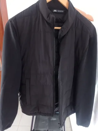 Cazadora Zara Hombre Talla M Negra