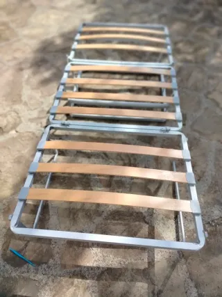 Plegatín con funda de tela vaquera