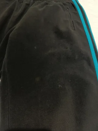 Pantalón Adidas Challenger Negro/Turquesa