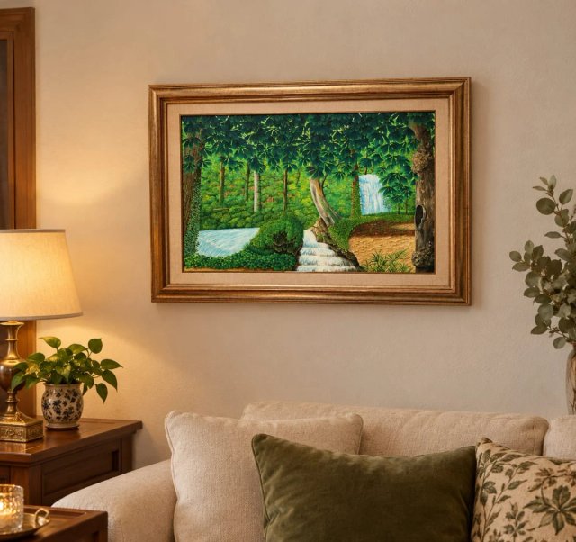 Cuadro Lienzo Firmado Arilla Paisaje