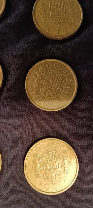 Monedas de 100 pesetas