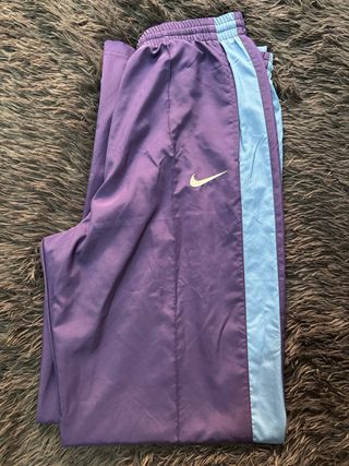 Pantalón Nike Ancho Morado y Azul