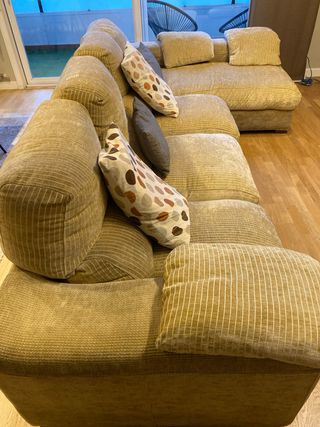 Sofá 5 plazas chaise longue