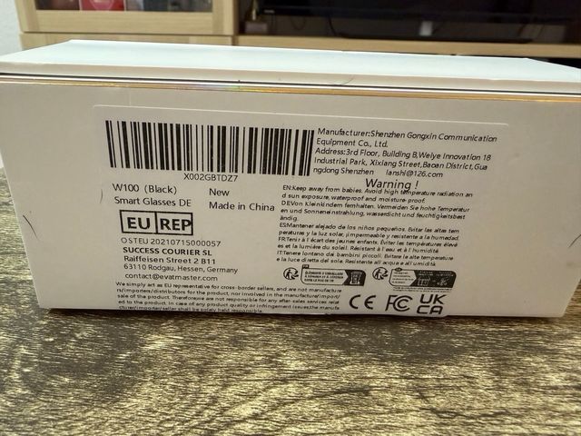 Gafas Inteligentes Negras