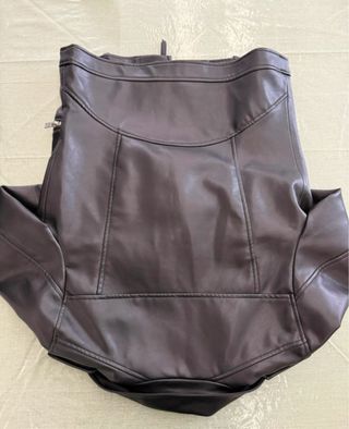 Giacca uomo in ecopelle nera