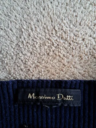 Camisa tirantes Massimo Dutti azul