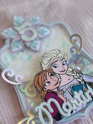 Topper Tarta Frozen Martina 5 Años