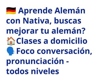 Clases particulares de Alemán
