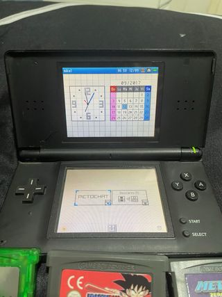 Nintendo DS Negra Cargador Juegos escucho ofertas