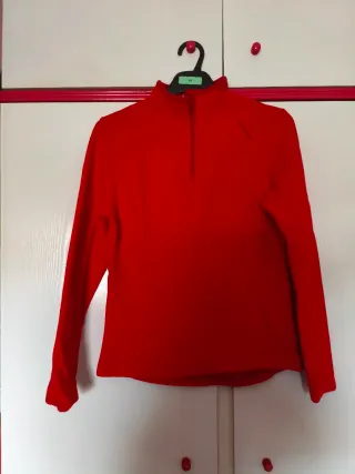 Polar rojo cremallera M